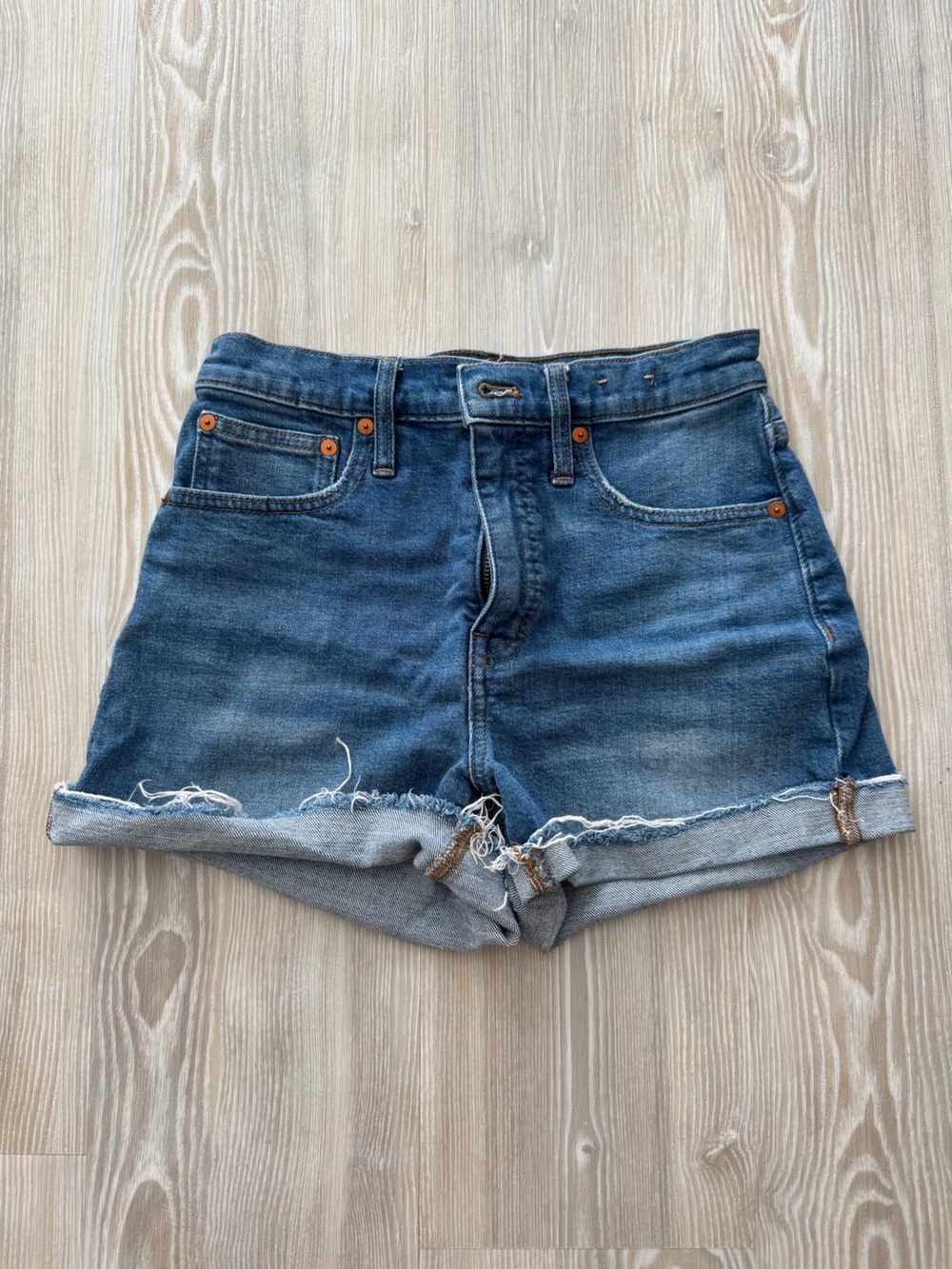 Madewell HR Denim Shorts 25